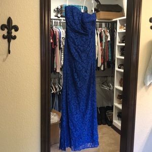 Blue formal dress
